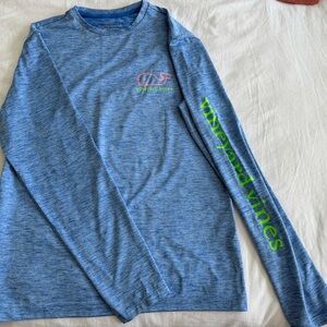Vineyard Vines Blue Performance Shirt